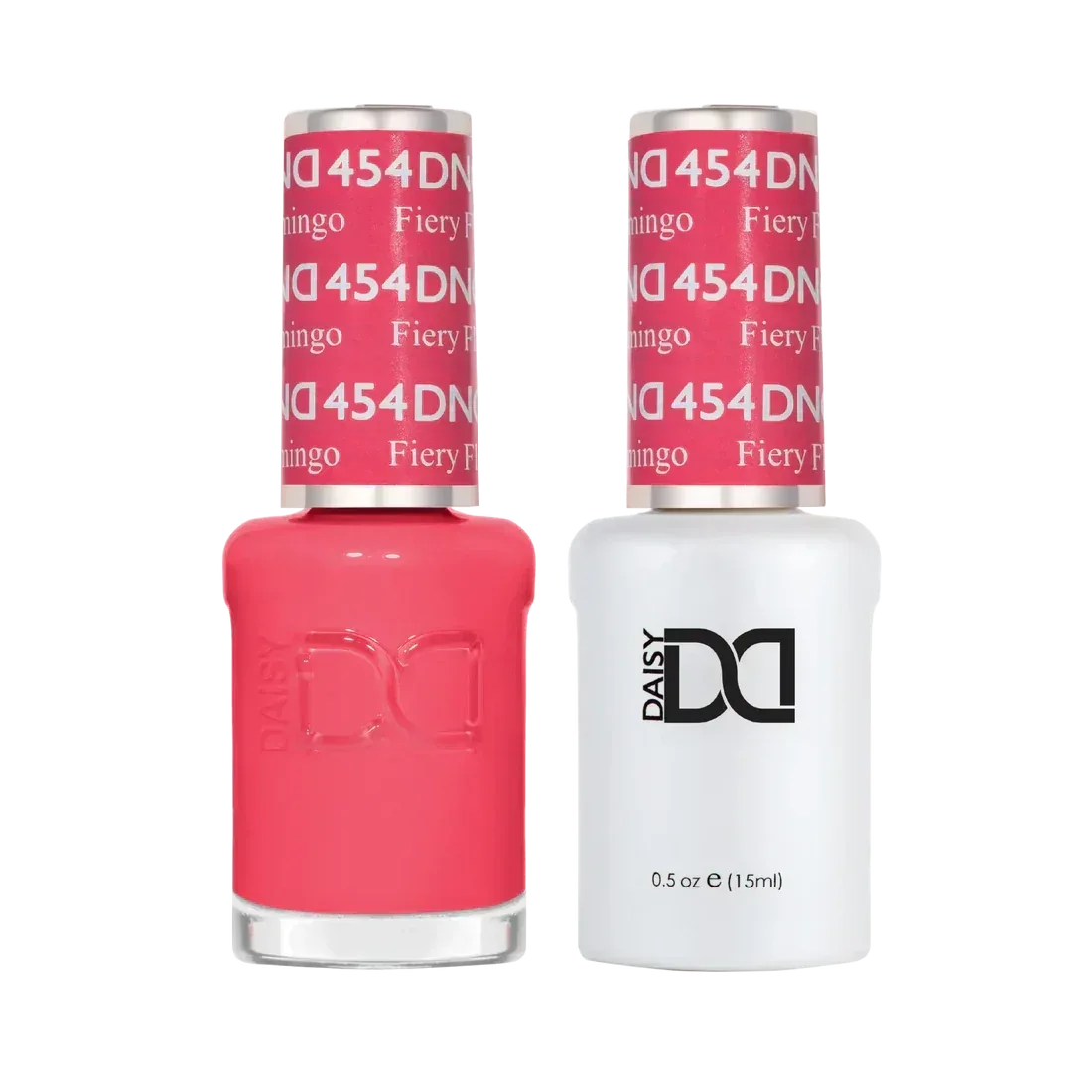 DND Duo Matching Color - #454 Fiery Flamingo - TTT Nails Supply