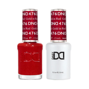 DND Duo Matching Color - #476 Gold In Red - TTT Nails Supply