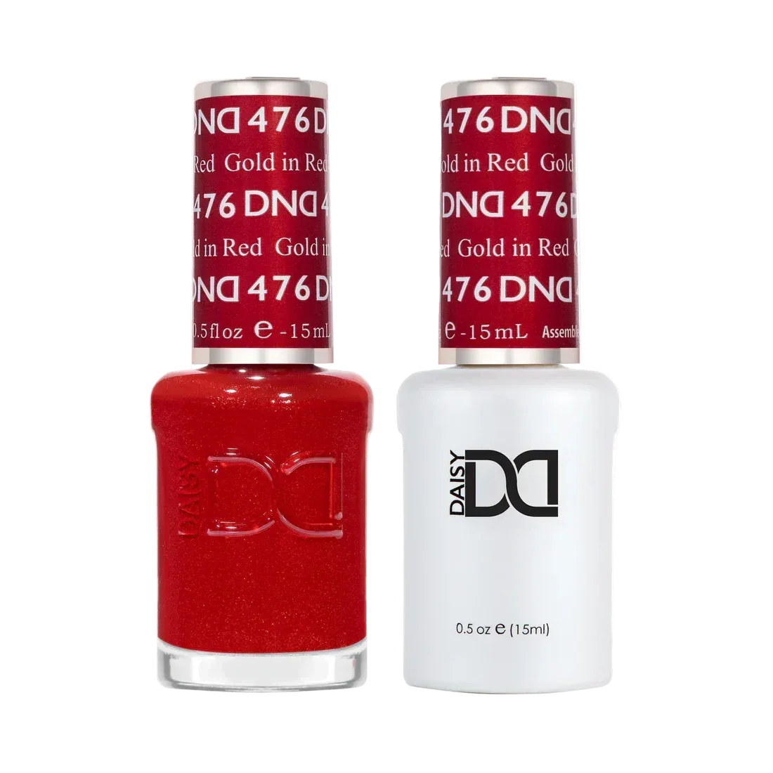 DND Duo Matching Color - #476 Gold In Red - TTT Nails Supply