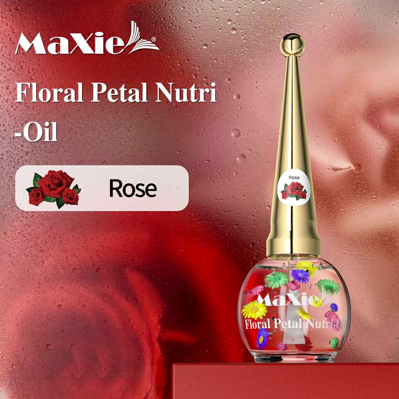 MAXIE Blossom Cuticle Oil 0.5oz - ROSE