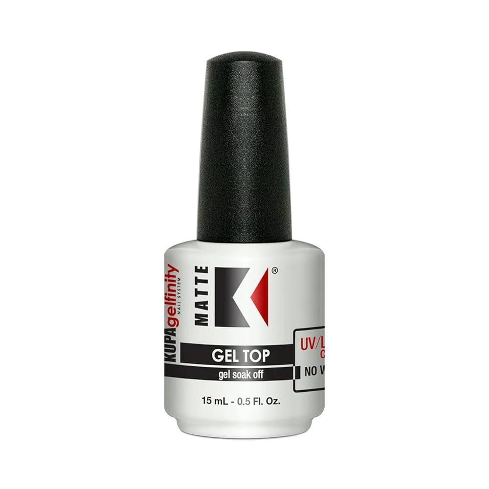 KUPA GelFinity Matte Top Coat No Wipe 0.5oz - TTT Nails Supply