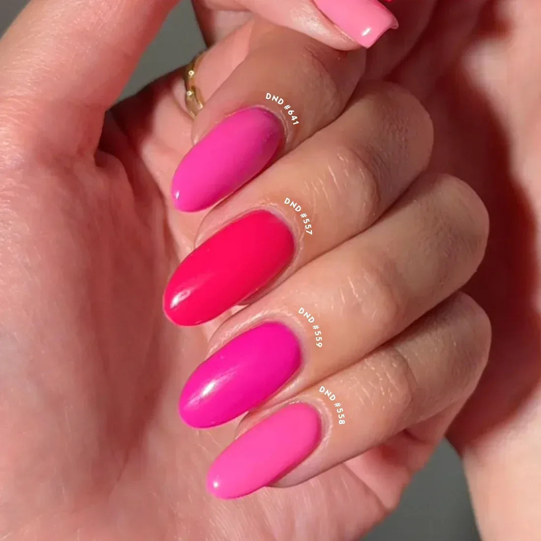 DND Duo Matching Color - #557 Hot Raspberry - TTT Nails Supply