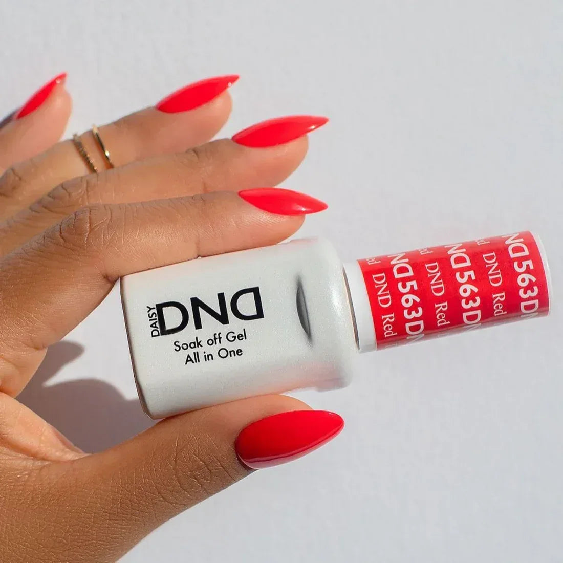 DND Duo Matching Color - #563 DND Red - TTT Nails Supply