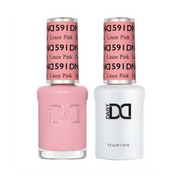 DND Duo Matching Color - #591 Linen Pink - TTT Nails Supply