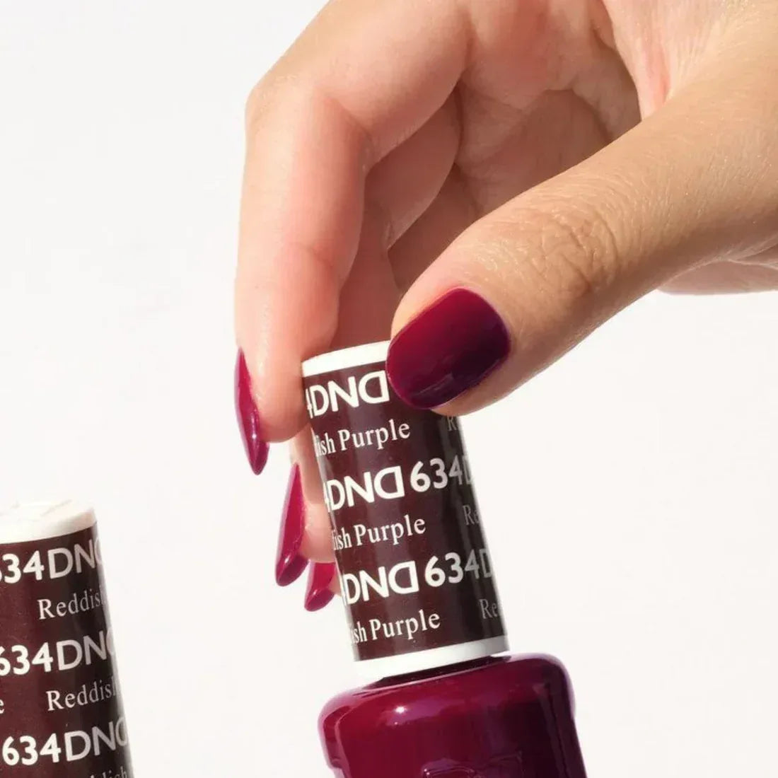 DND Duo Matching Color - #634 Reddish Purple - TTT Nails Supply