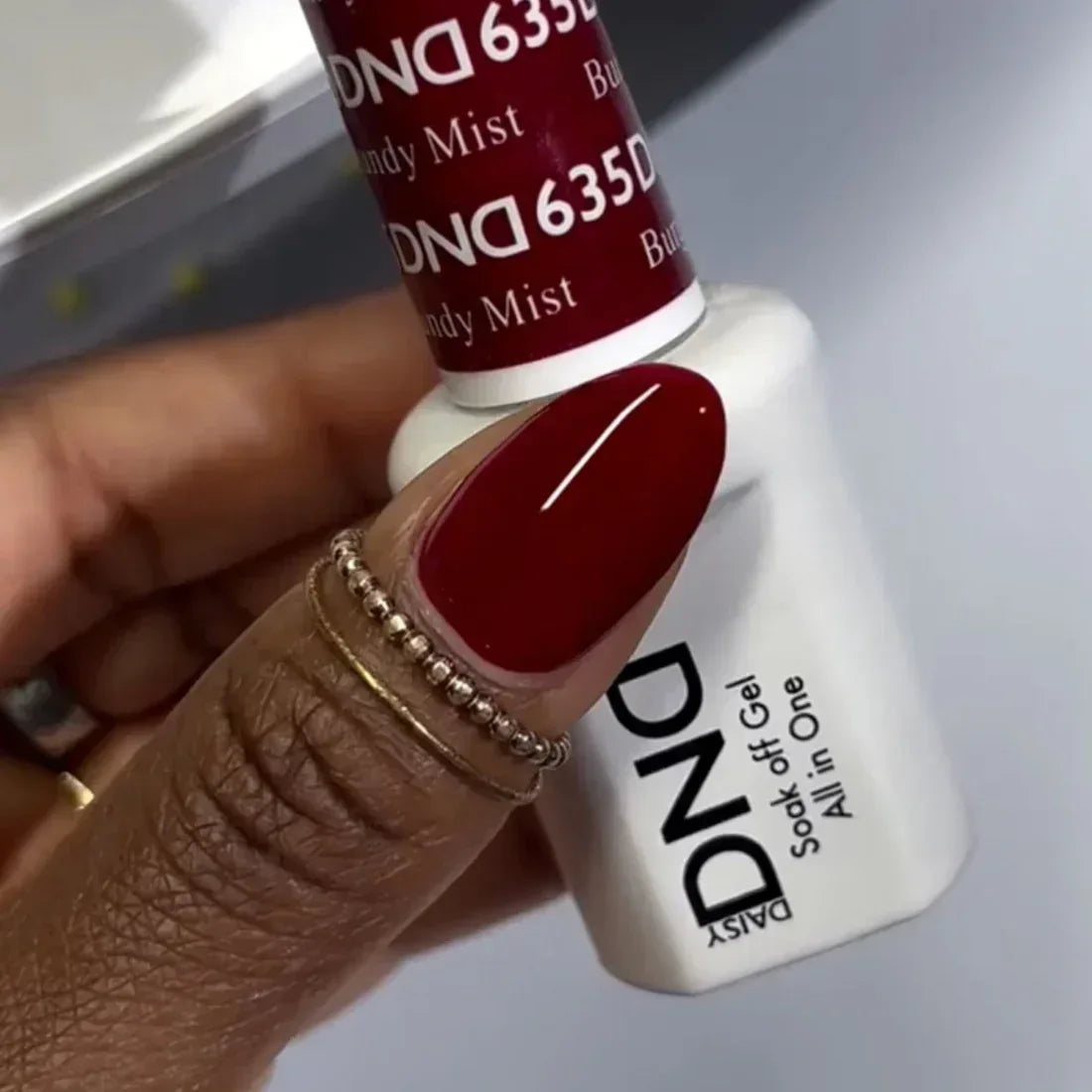 DND Duo Matching Color - #635 Burgundy Mist - TTT Nails Supply