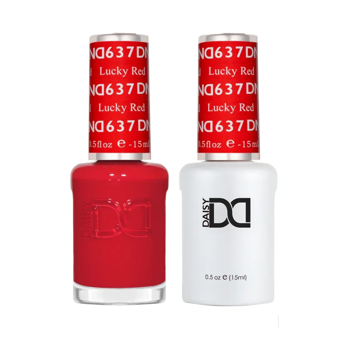DND Duo Matching Color - #637 Lucky Red - TTT Nails Supply