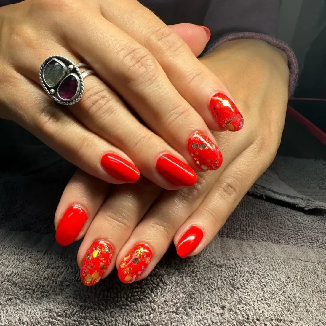 DND Duo Matching Color - #637 Lucky Red - TTT Nails Supply