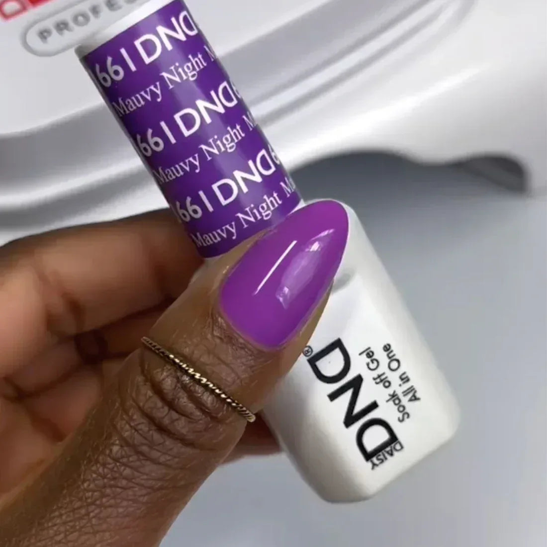 DND Duo Matching Color - #661 Mauvy Night - TTT Nails Supply