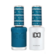 DND Duo Matching Color - #664 Teal Deal - TTT Nails Supply
