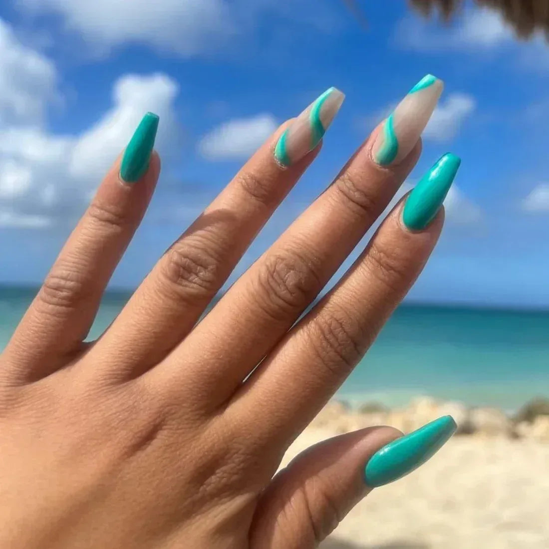 DND Duo Matching Color - #666 Caribbean Sea - TTT Nails Supply