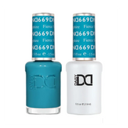 DND Duo Matching Color - #669 Fierce Sapphire - TTT Nails Supply