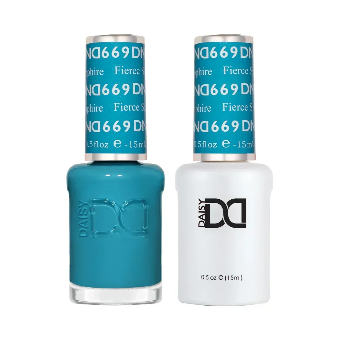 DND Duo Matching Color - #669 Fierce Sapphire - TTT Nails Supply