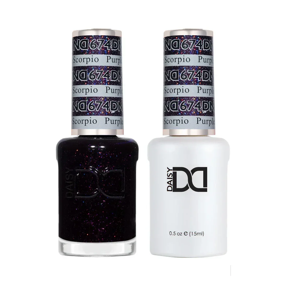 DND Duo Matching Color - #674 Purple Scorpio - TTT Nails Supply