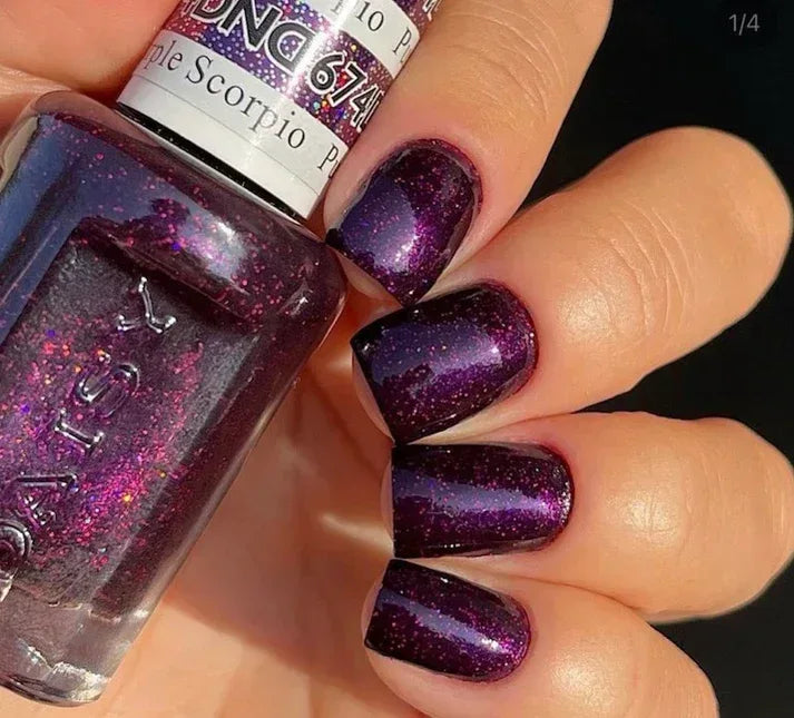DND Duo Matching Color - #674 Purple Scorpio - TTT Nails Supply