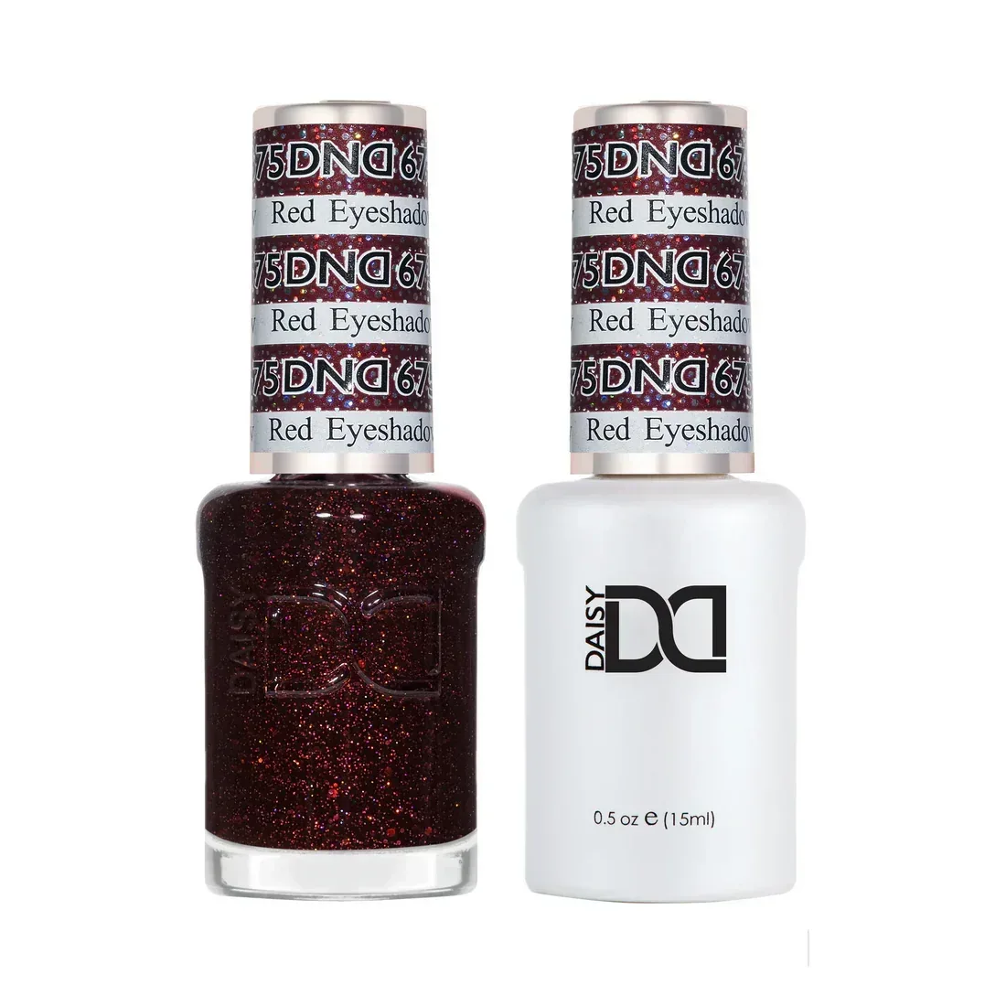 DND Duo Matching Color - #675 Red Eyeshadow - TTT Nails Supply