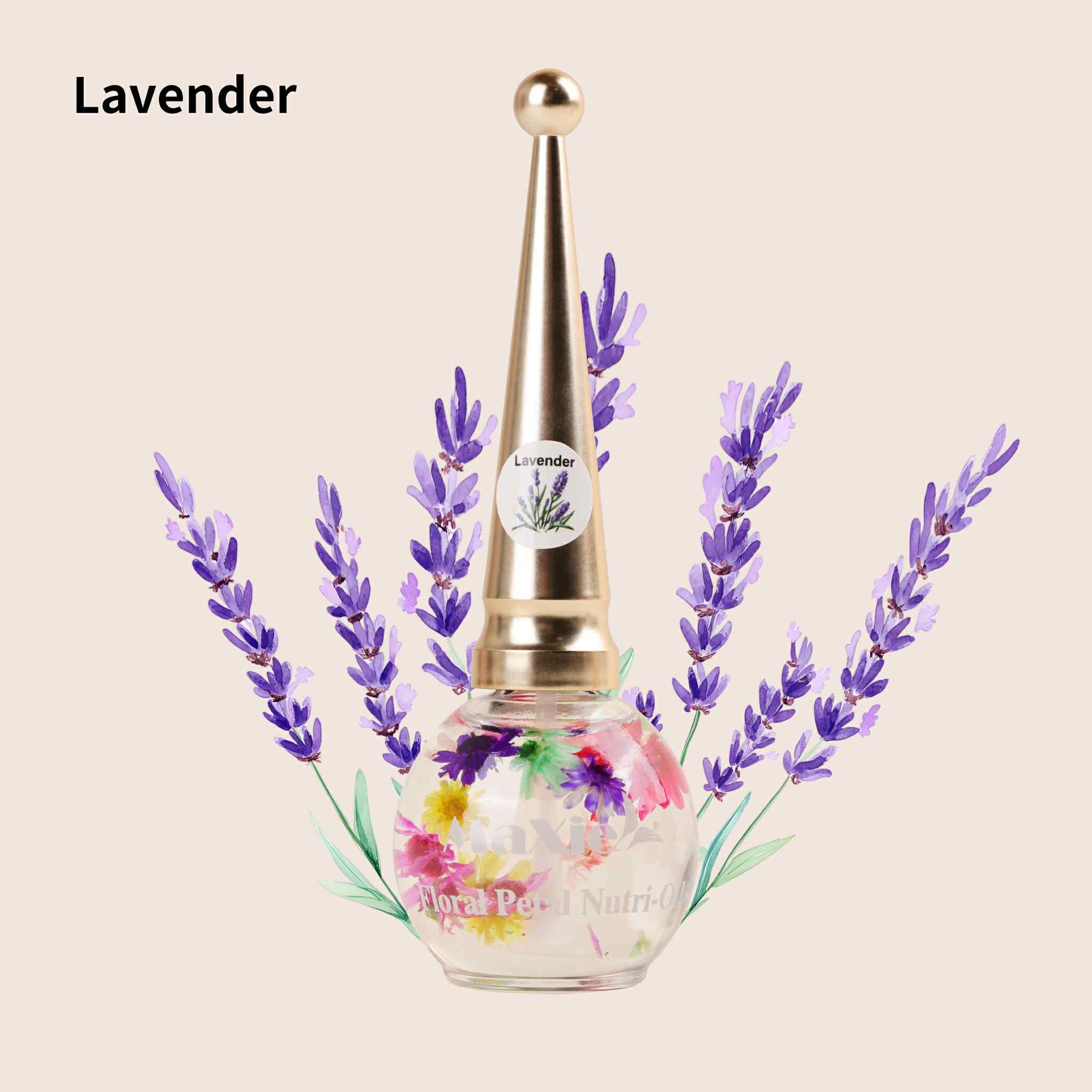 MAXIE Blossom Cuticle Oil 0.5oz - LAVENDER