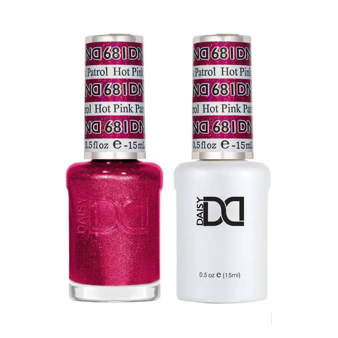 DND Duo Matching Color - #681 Hot Pink Patrol - TTT Nails Supply