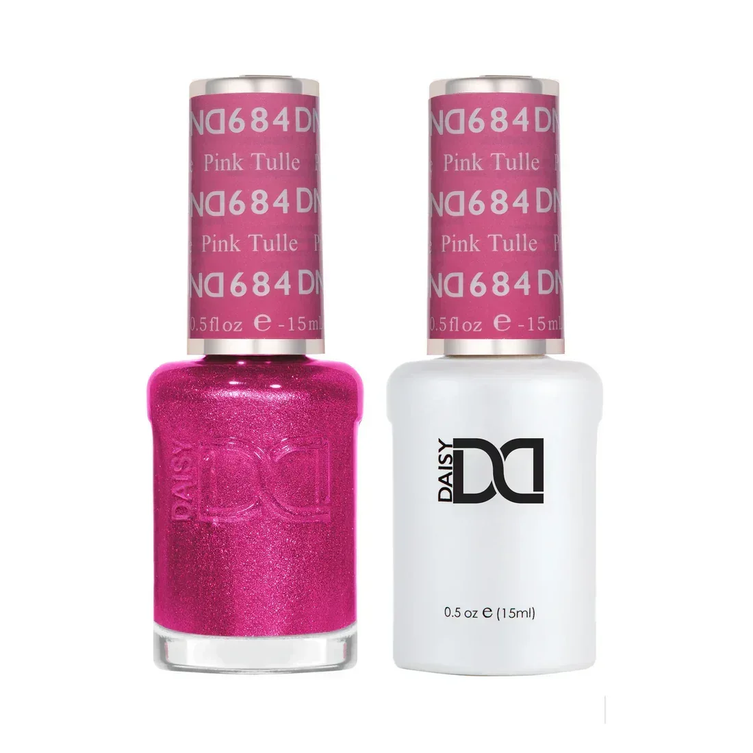 DND Duo Matching Color - #684 Pink Tulle - TTT Nails Supply