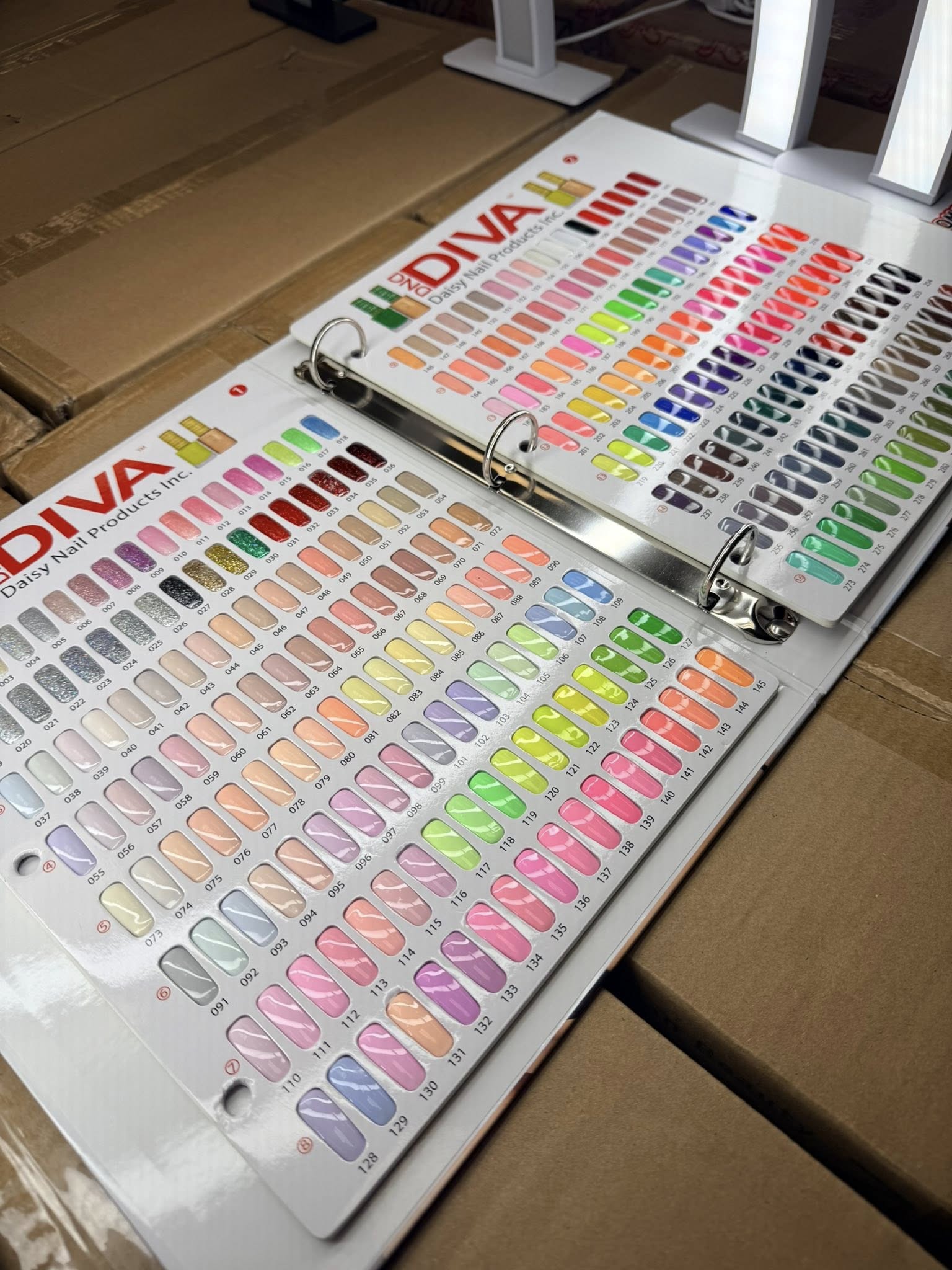 DIVA Full Set 288 Colors Sample Book