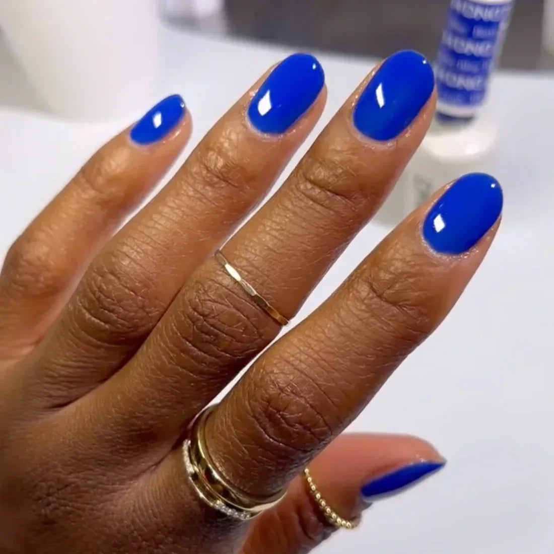 DND Duo Matching Color - #734 Berry Blue - TTT Nails Supply