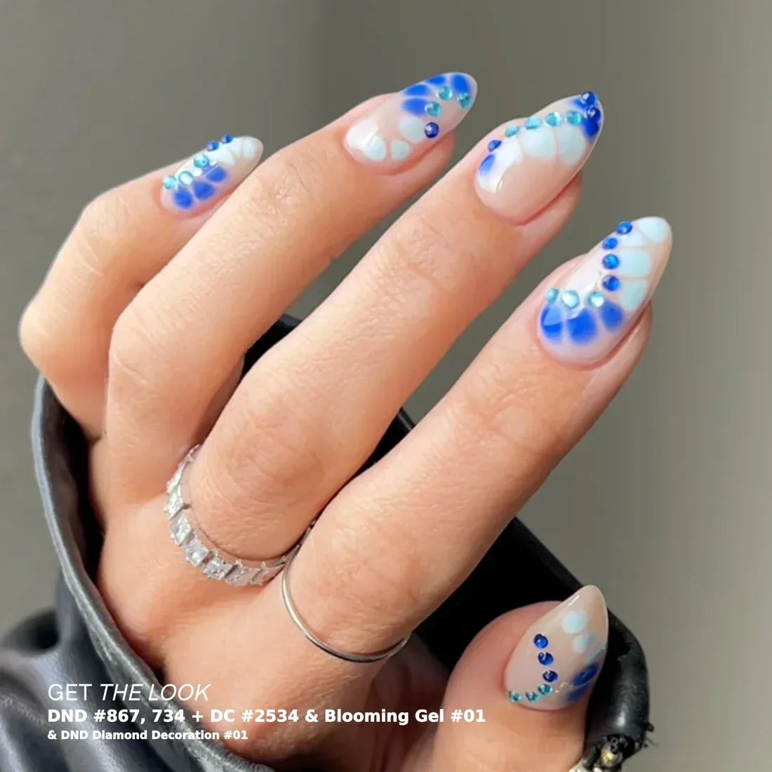 DND Duo Matching Color - #734 Berry Blue - TTT Nails Supply