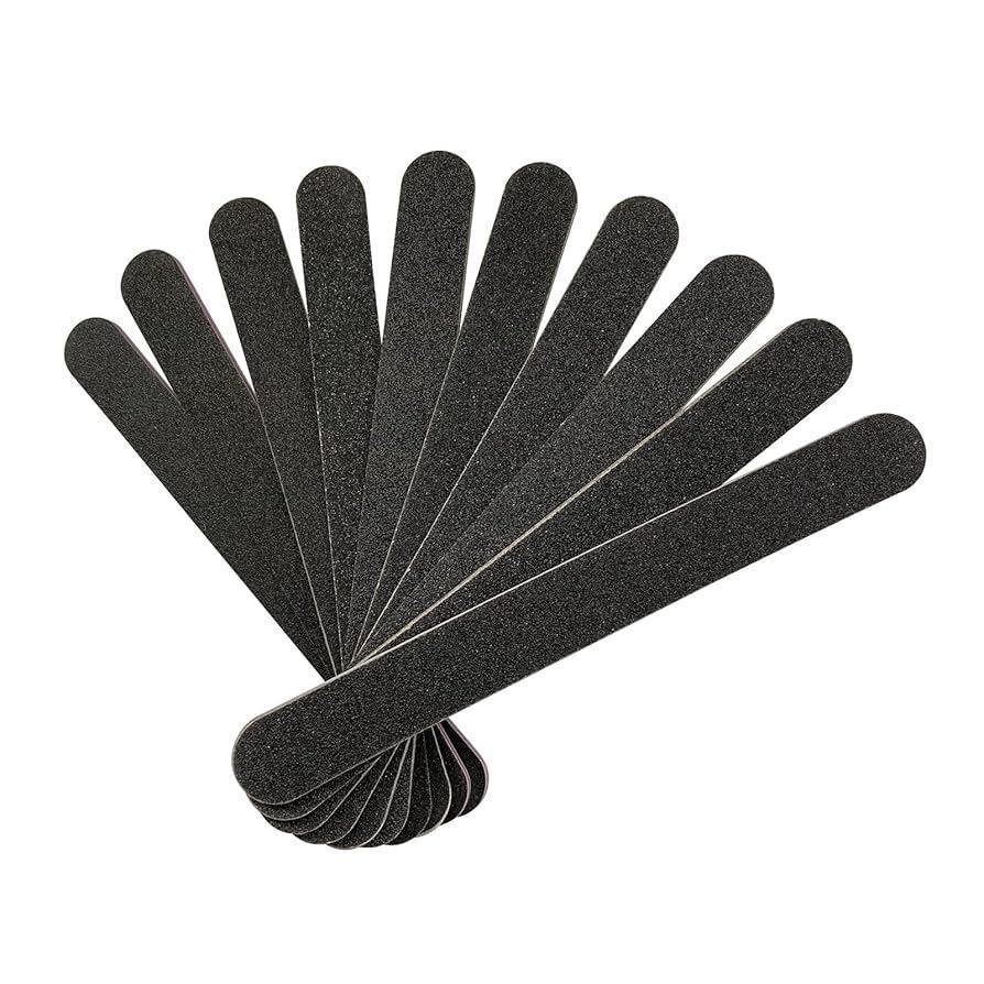 NAIL FILES - REGULAR BLACK - 100/100 - 50 ct - TTT Nails Supply