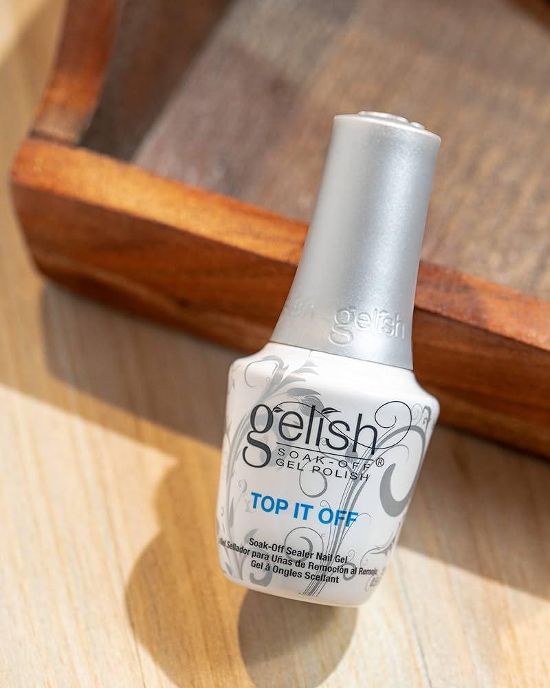 Gelish HARMONY - Top It Off Soak-Off Sealer Gel Top Coat 0.5oz (15ml) - TTT Nails Supply
