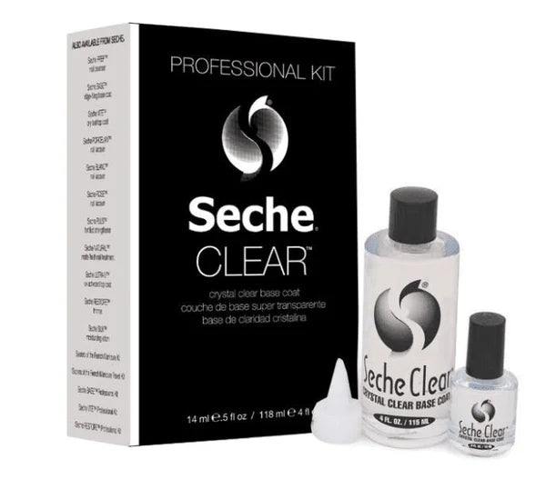 Seche Vite Clear Base Professional Refill Kit - 4oz & 0.5oz