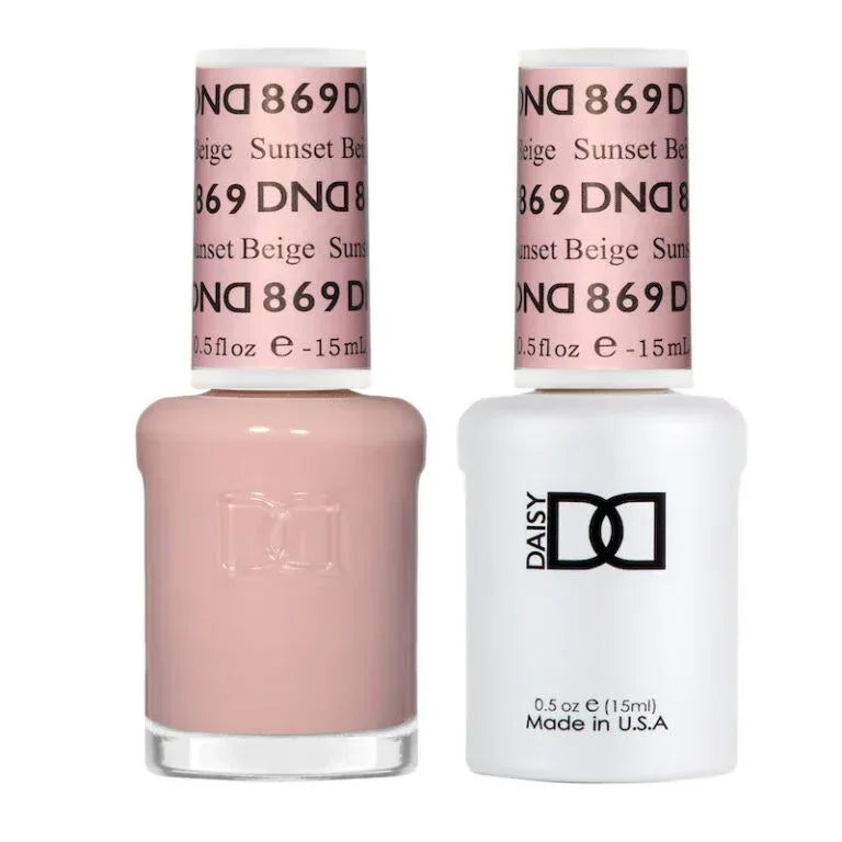 DND Duo Matching Color - #869 Sunset Beige - TTT Nails Supply