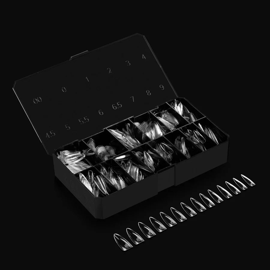 APRES Gel-X Tips 2.0 - Natural Almond Long #L (600pcs Box of Tips 14 sizes)