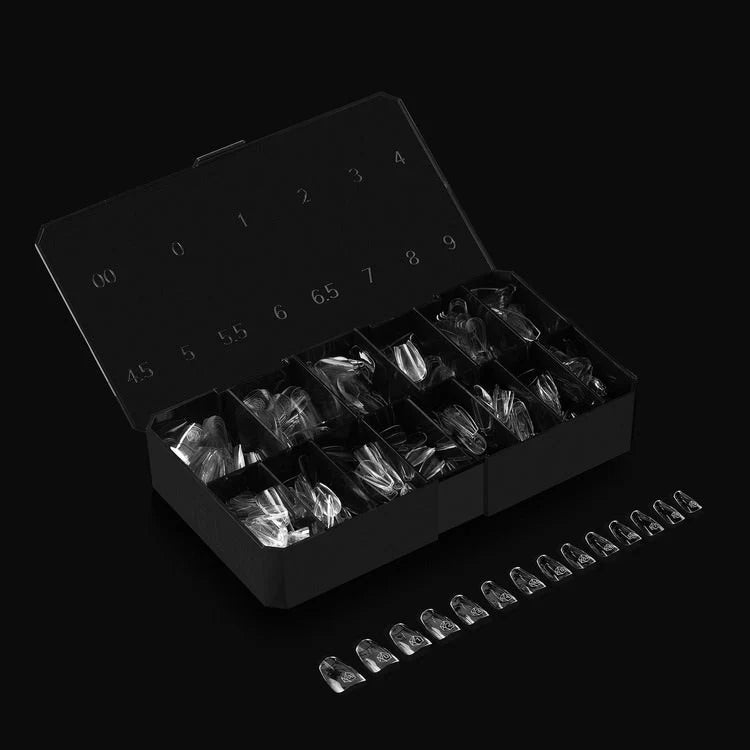 APRES Gel-X Tips 2.0 - Natural Coffin Short #S (600pcs Box of Tips 14 sizes)
