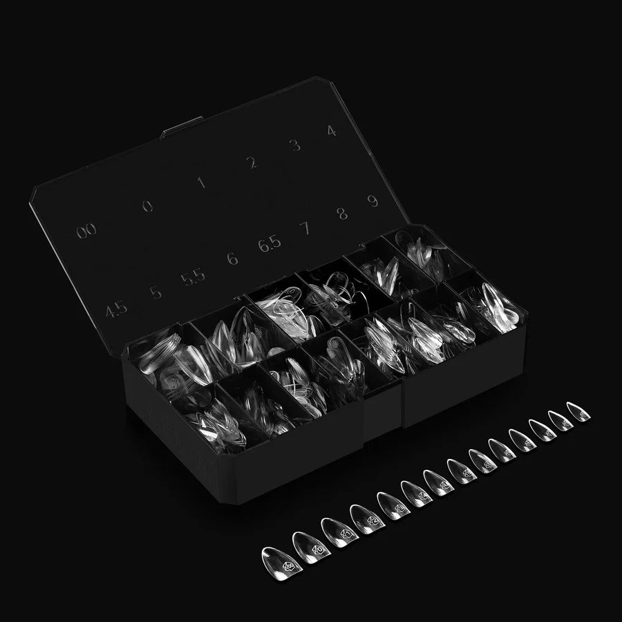APRES Gel-X Tips 2.0 - Sculpted Almond Medium #M (600pcs Box of Tips 14 sizes)