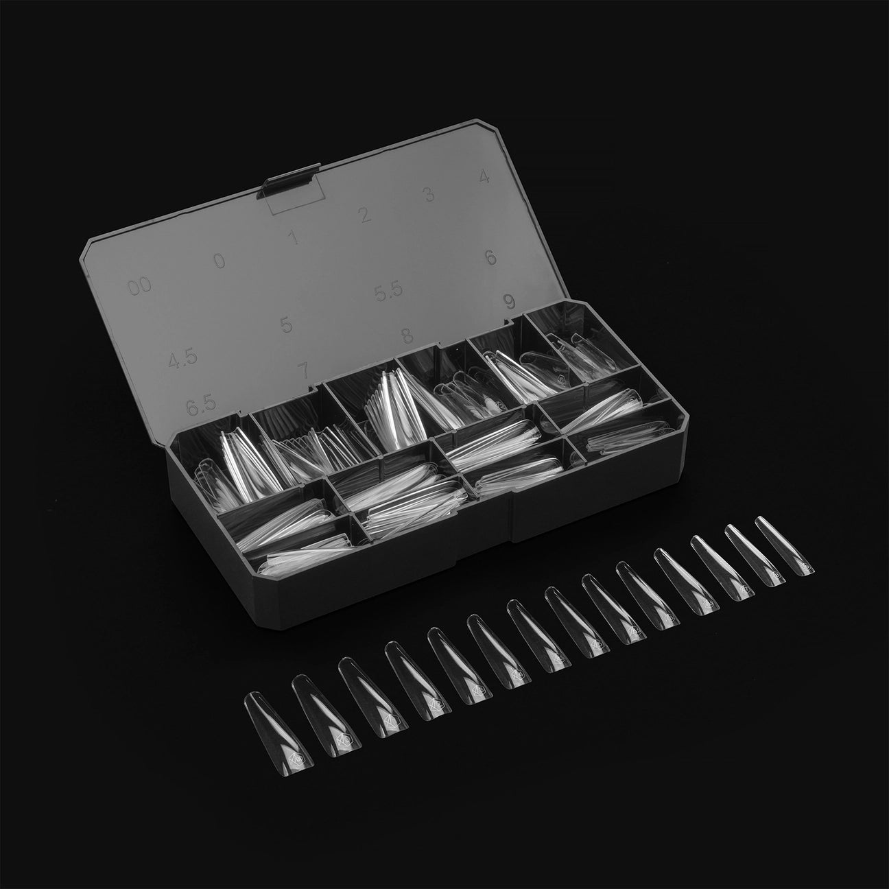 APRES Gel-X Tips 2.0 - Sculpted Coffin Extra Extra Long #XXL (420pcs Box of Tips 14 sizes)