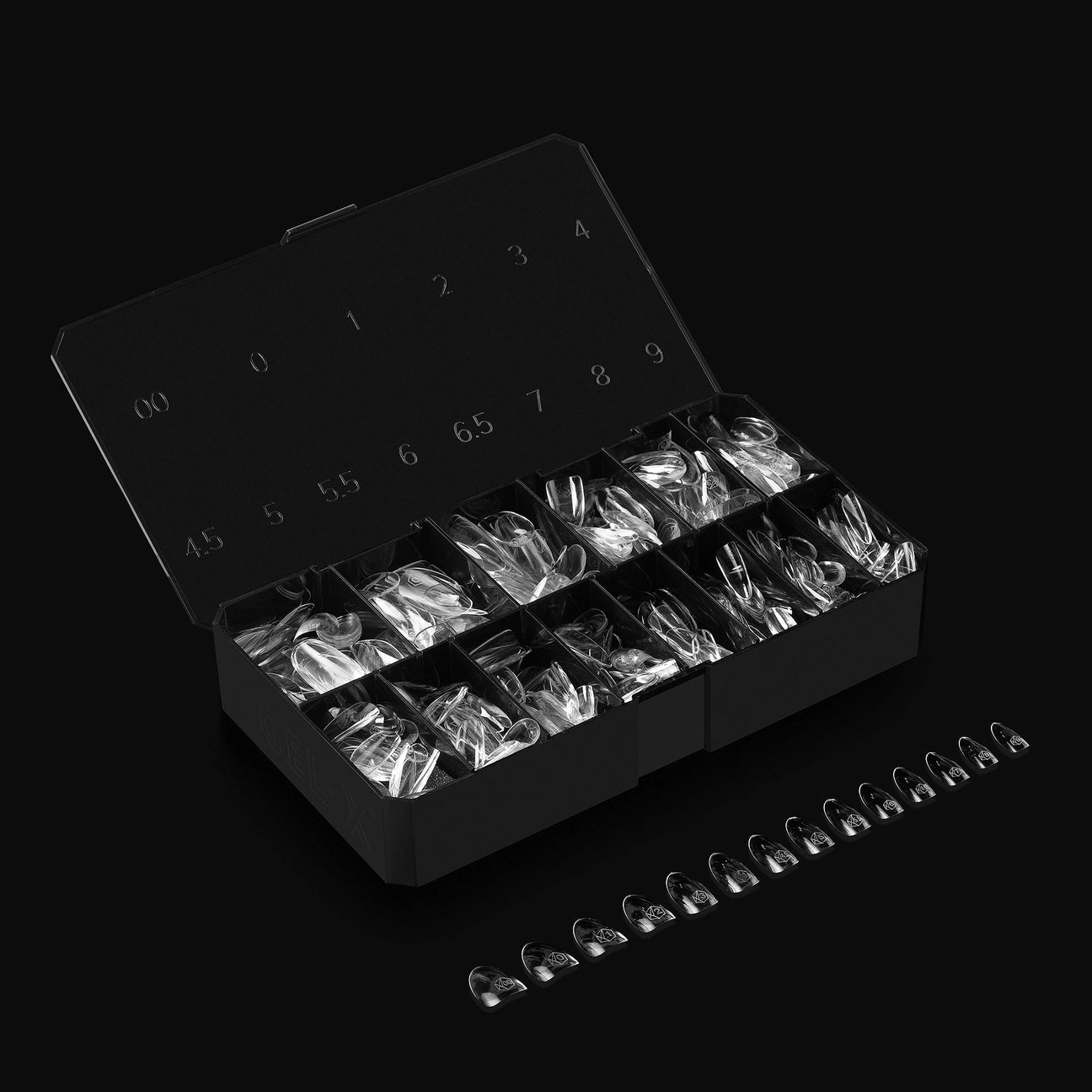 APRES Gel-X Tips 2.0 - Sculpted Round Short #S (600pcs Box of Tips 14 sizes)