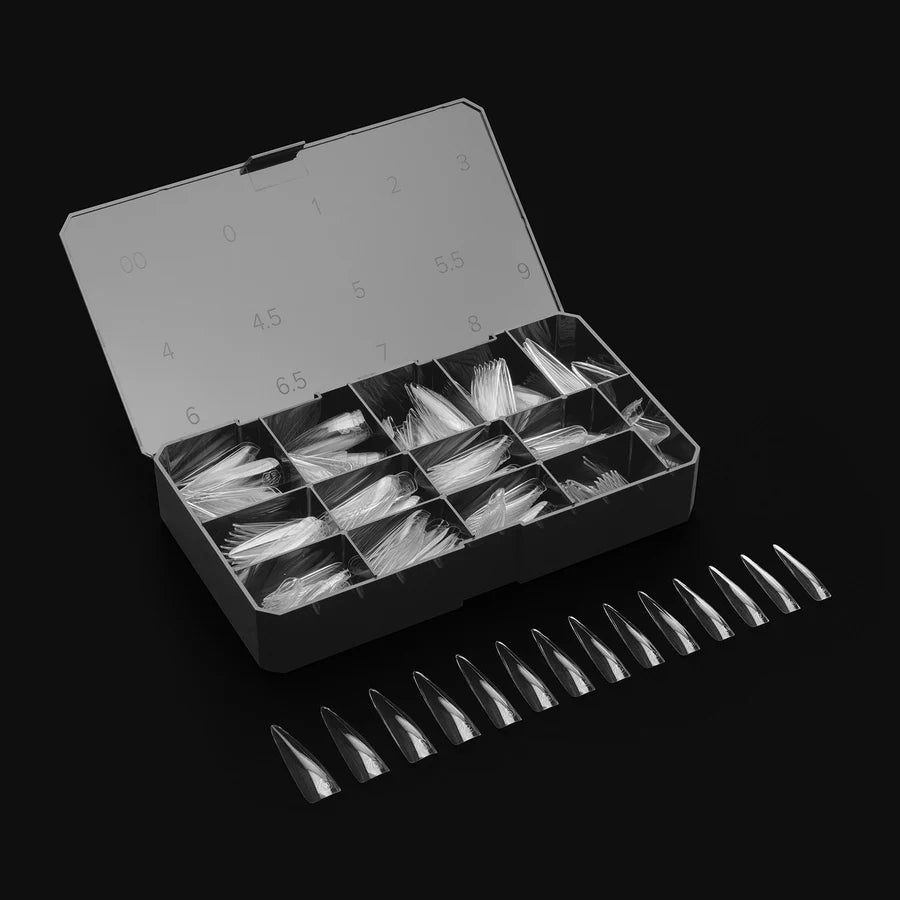 APRES Gel-X Tips 2.0 - Sculpted Stiletto Extra Extra Long #XXL (420pcs Box of Tips 14 sizes)