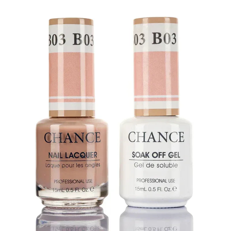 Cre8tion CHANCE Matching Duo Gel Polish 0.5oz - Bare Collection - B03 - TTT Nails Supply