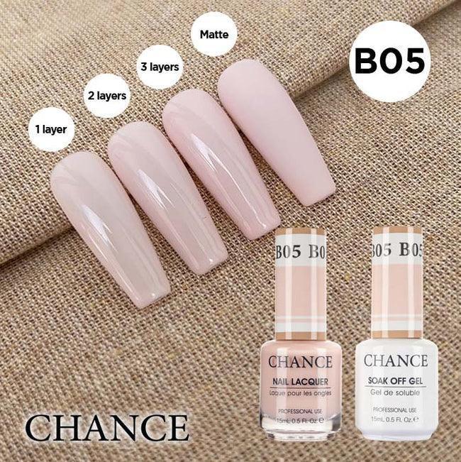 Cre8tion CHANCE Matching Duo Gel Polish 0.5oz - Bare Collection - B04 - TTT Nails Supply