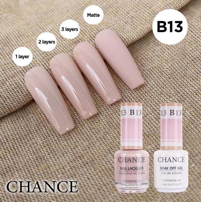 Cre8tion CHANCE Matching Duo Gel Polish 0.5oz - Bare Collection - B13 - TTT Nails Supply