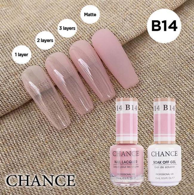 Cre8tion CHANCE Matching Duo Gel Polish 0.5oz - Bare Collection - B14 - TTT Nails Supply