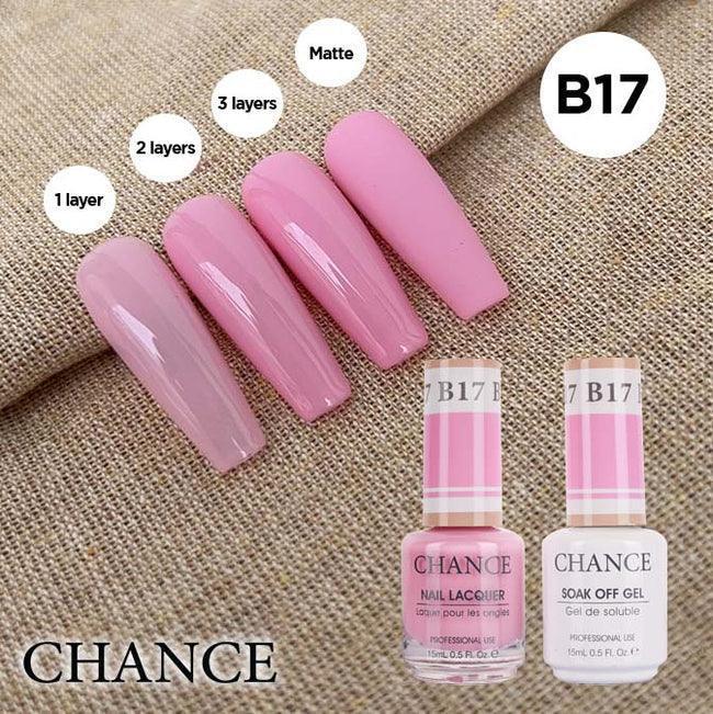 Cre8tion CHANCE Matching Duo Gel Polish 0.5oz - Bare Collection - B17 - TTT Nails Supply