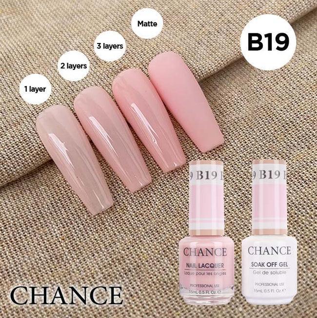 Cre8tion CHANCE Matching Duo Gel Polish 0.5oz - Bare Collection - B19 - TTT Nails Supply