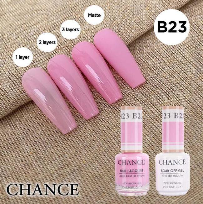 Cre8tion CHANCE Matching Duo Gel Polish 0.5oz - Bare Collection - B23 - TTT Nails Supply