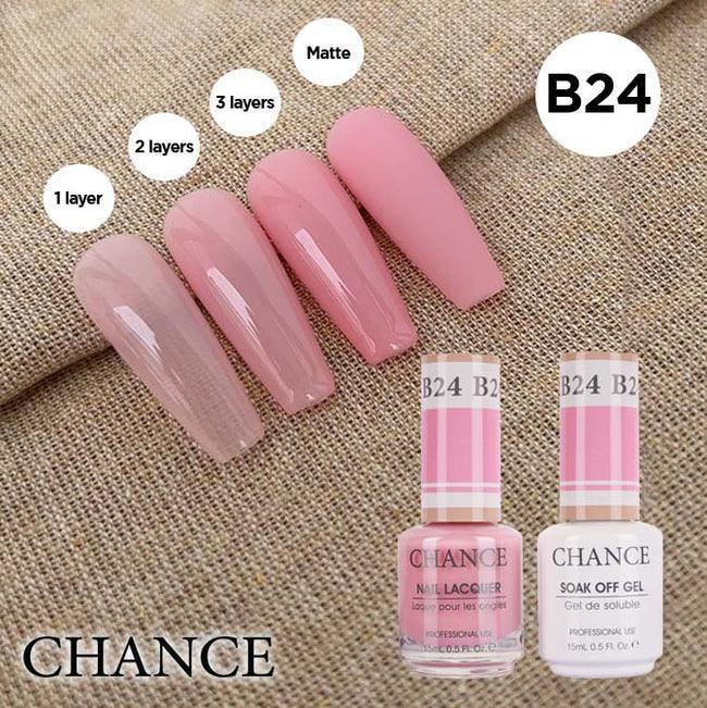Cre8tion CHANCE Matching Duo Gel Polish 0.5oz - Bare Collection - B24 - TTT Nails Supply