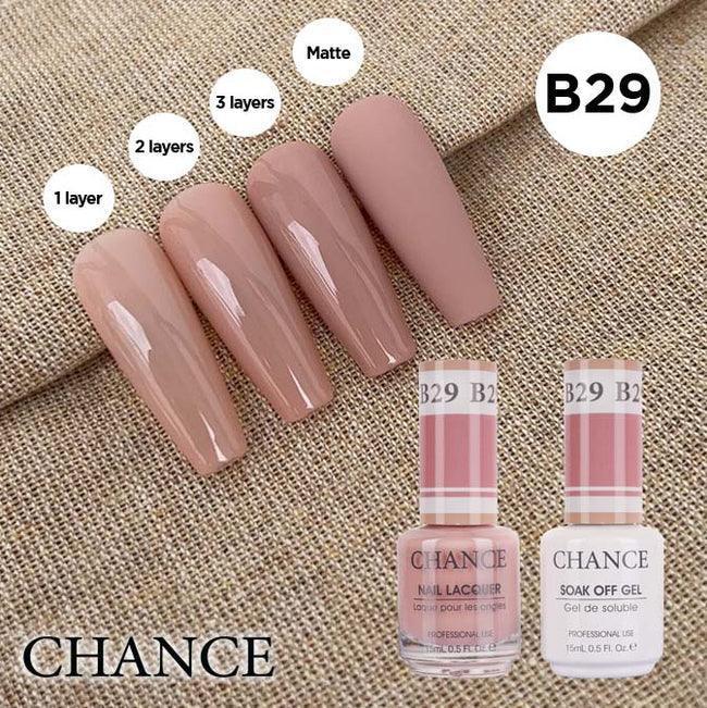 Cre8tion CHANCE Matching Duo Gel Polish 0.5oz - Bare Collection - B29 - TTT Nails Supply