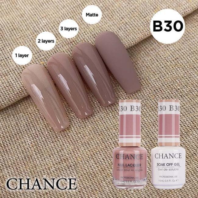 Cre8tion CHANCE Matching Duo Gel Polish 0.5oz - Bare Collection - B30 - TTT Nails Supply