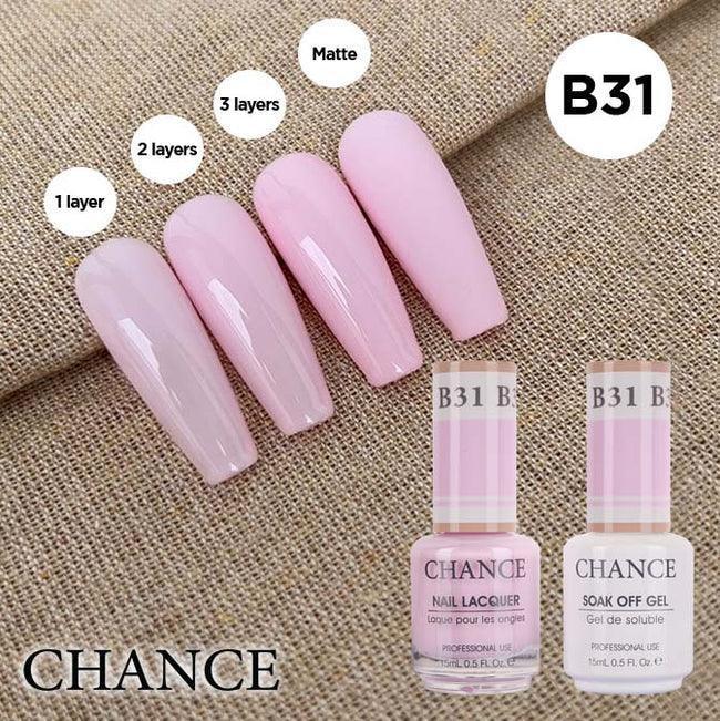 Cre8tion CHANCE Matching Duo Gel Polish 0.5oz - Bare Collection - B31 - TTT Nails Supply