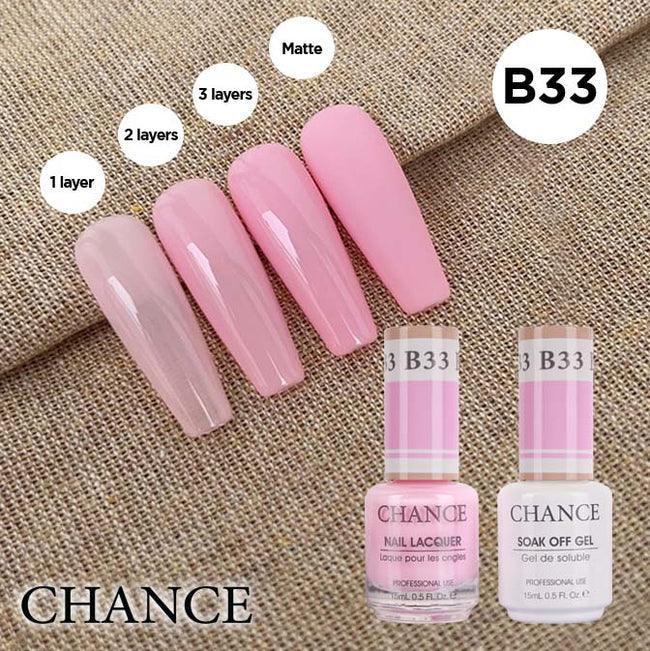 Cre8tion CHANCE Matching Duo Gel Polish 0.5oz - Bare Collection - B33 - TTT Nails Supply
