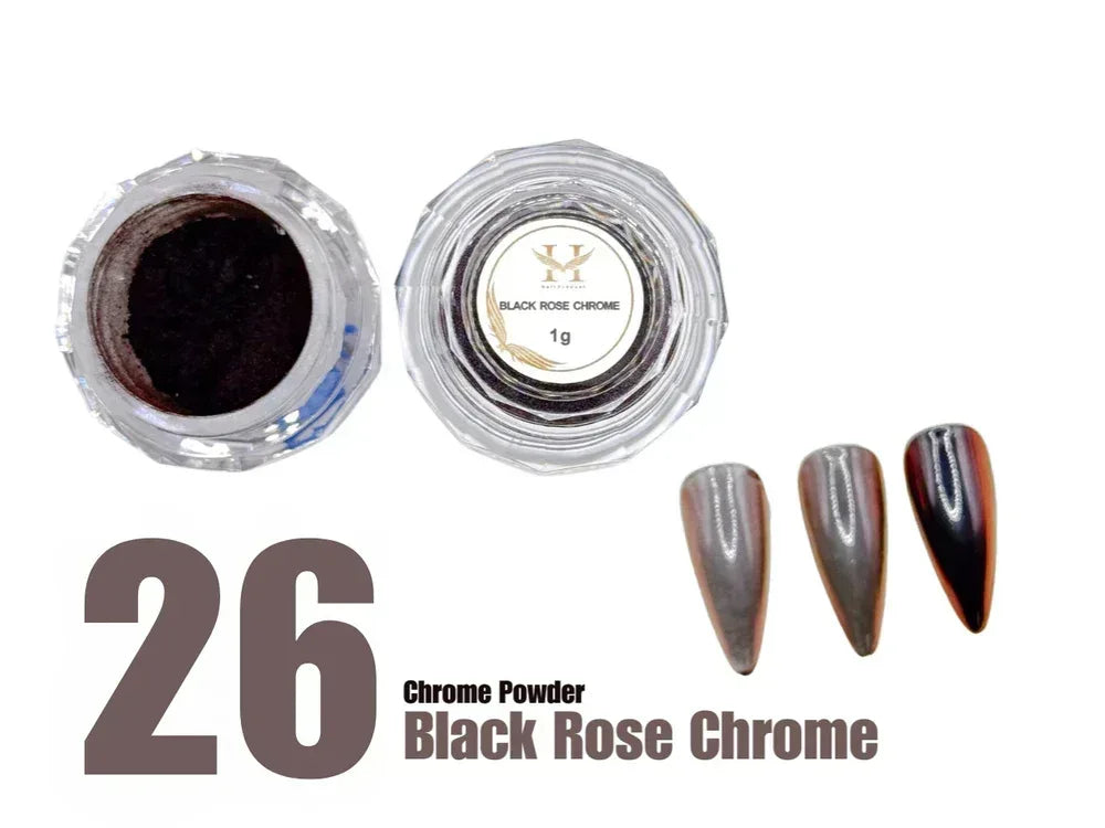HANG Chrome Powder - #26 Black rose 1g - TTT Nails Supply