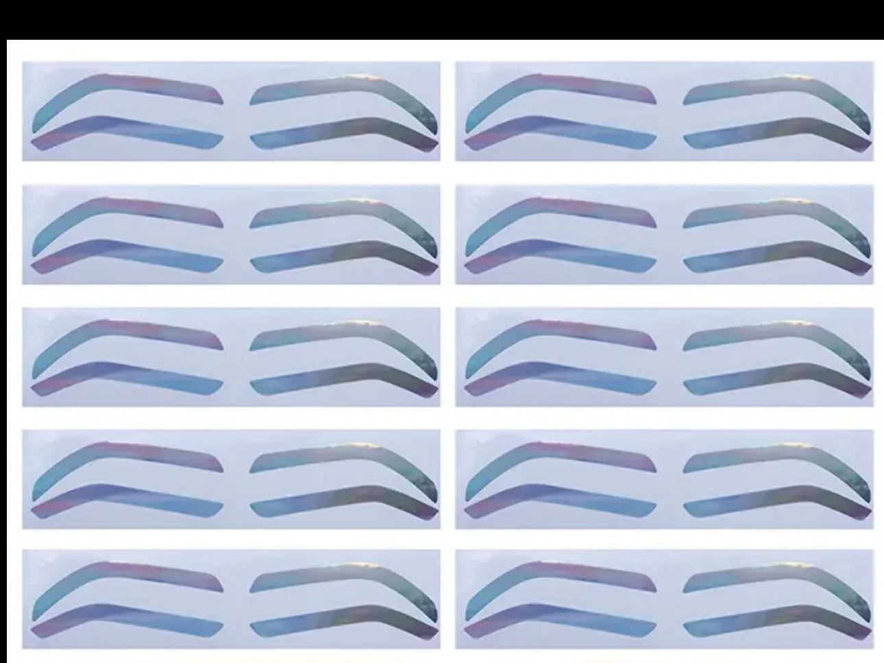 Brow Stencil Paper (10pcs)